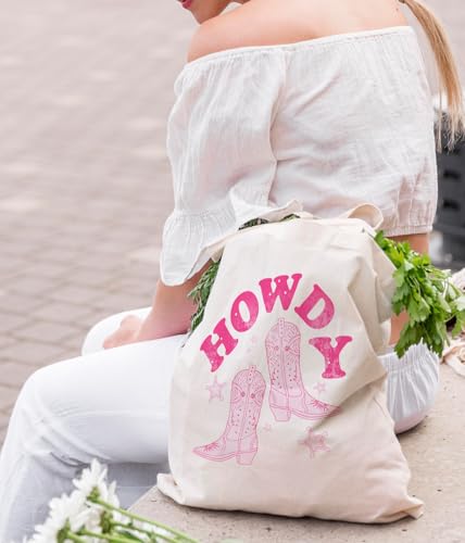 Cowgirl Western Tote Bag For Women, Cute Tote Bags, Cowgirl Accessories for Women, Western Gift4