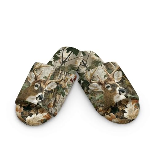 Cotton Slide Slippers for Men and Women Breathable Open-Toe House Shoes lightweight Fuzzy Flat Slides for Indoor Size 5-12 US White Sole