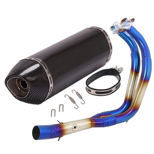 Escape para moto Yamaha R1 2021-2023 silenciador R77 y tubo delantero