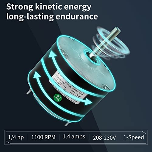 5KCP39EGS070S Condenser Motor,3905 1/4 HP, 208/230V,5KCP39EGY823S #GE3905 Dayton 6DLL0, Bryant Payne HC39GE236,OEM Standard Upgraded Replacement Condenser Fan Motor