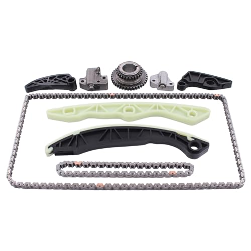 NewYall Engine Timing Chain Kit for Chrysler 200 2.4L 11-14, Sebring 2.4L 07-10, Dodge Avenger 2.4L 08-14, Caliber 2.0L/2.4L 07-12, Journey 2.4L 09-18, Jeep Compass/Patriot 2.0L/2.4L 07-17