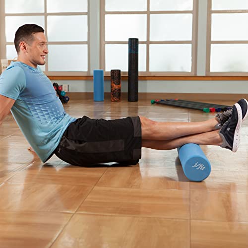 JFIT High-Density Smooth Foam Roller 18in — view 7