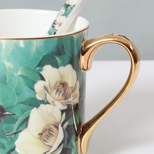 YBK Tech - Tazza da tè in porcellana Bone China