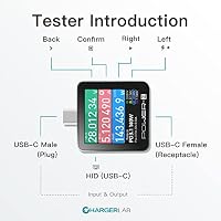 ChargerLAB Power-Z KM003C Tragbarer USB-C Schnellladetester PD3.2 QC5.0 Digitaler Voltmeter & Amperemeter Stromprüfer – Ansicht 2