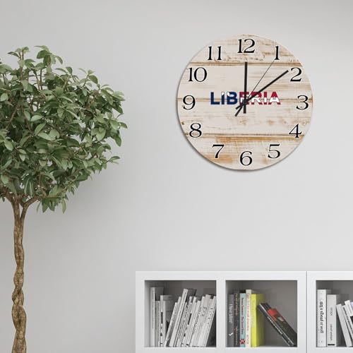 Horloge Libéria murale silencieuse pour chambre et ferme - 5