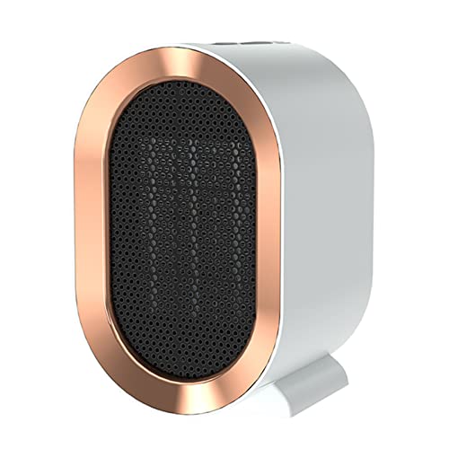 Termoventilatore Elettrico 1200W - 2 Livelli, Ceramico PTC, Protezione Ribaltamento, Bianco, Per Interni - Foto 3