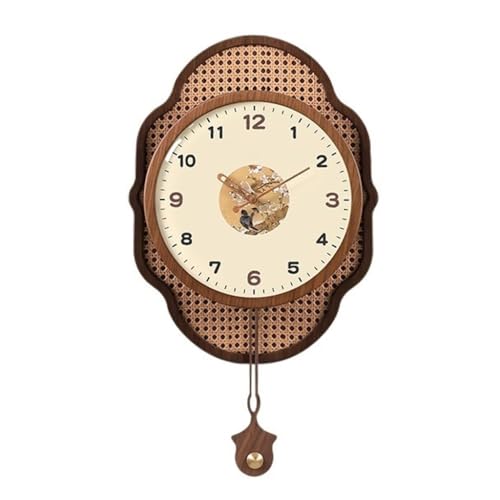 Horloge pour mur salon décoration légère créative de luxe contemporaine
