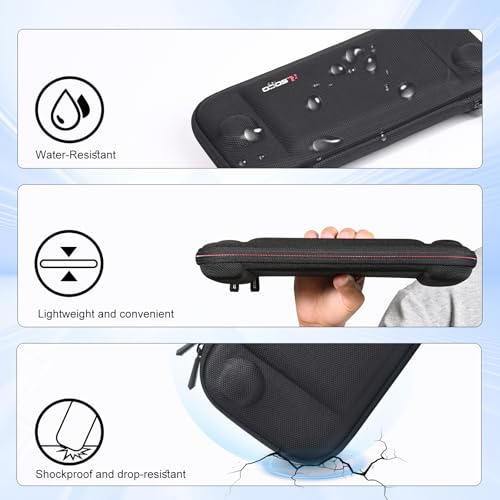 Image of RLSOCO Carrying Case for Nintendo Switch 2 Game Console with 8 Game Card Slots - Black (Case Only)