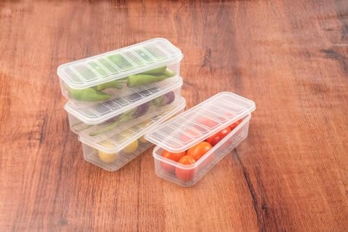UCRAVO 2pcs 1200ml Storage Container, Food Grade Dumpling Fresh-keeping Box, Stackable Dumpling Box, Meat, Fruit, Vegetable, Kitchen Organizers And Storage, Kitchen Accessories(Multicolor) (B0CWYSKVWG) Amazon Price History, Amazon Price Tracker