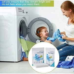 Image of Color Catcher Laundry Sheets | Fabric Color Absorber Anti Color Transfer Wash Sheets | Dye Trapping Laundry Paper for Mixed Clothes | Washing Machine & Hand Wash | 50 Sheets