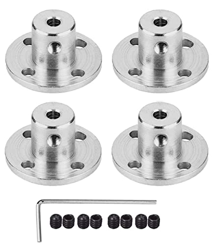 4 conectores de acoplamiento de brida de 2 mm, accesorios de acoplamiento rígidos, accesorios para 