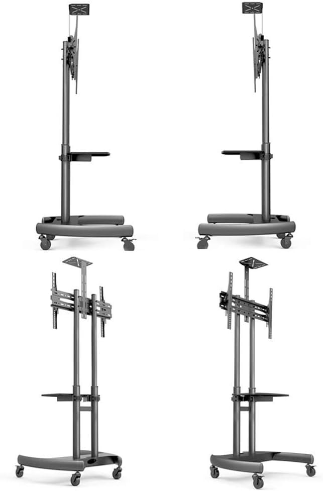 Soporte móvil para TV de pie con base resistente miniatura 3