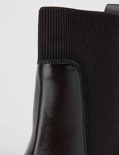 Image of Metro Women Synthetic Ankle-Length Chelsea Block Heel Boots