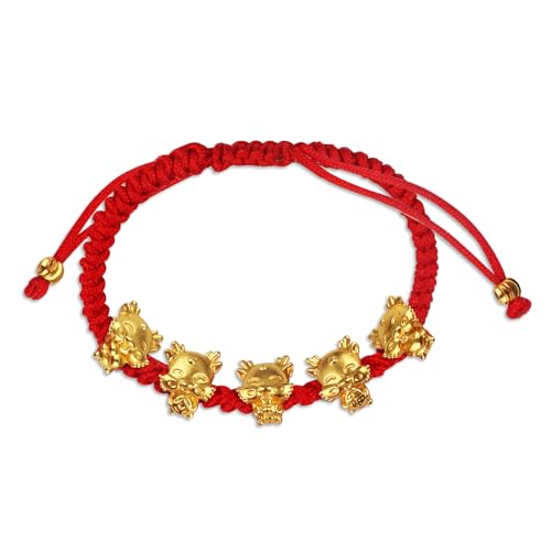 Image of Hying Estivaux 2024 Chinese New Year Bracelets Chinese Dragon Bracelets Lunar New Year Bracelet Jewelry for Spring Festival Favor