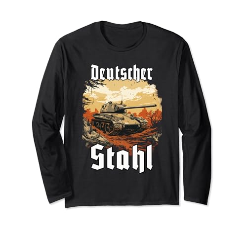 Acero alemán |Arma blindada alemana | Tanque T soldados Manga Larga