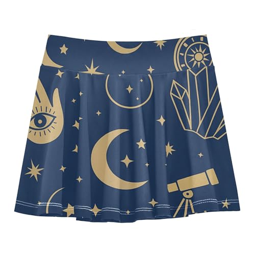 Tennis Skirt for Girls with Built-in Shorts Flowy Little Girls Golf Skirt Little Girl Pleated Skirt with Pockets