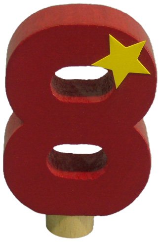 Niermann Standby 9618 - Geburtstag-Happy-Zahl 8, passend für alle Niermann Standby Dekoartikel Cover