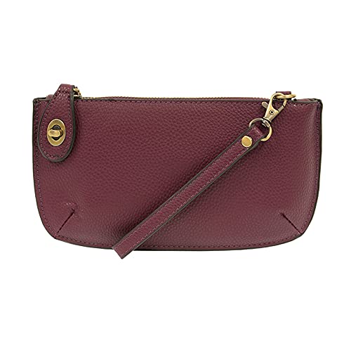 Image of Joy Susan Women's Fashion Purse Mini Crossbody Wristlet Clutch Handbag - Plum
