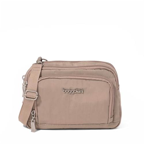 Image of Baggallini Triple Zip with Front Wallet /Trifecta RFID Wallet Crossbody