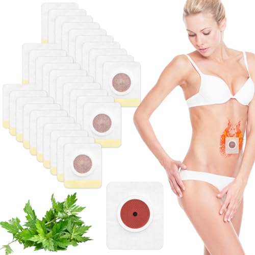 30 Piezas Parches Adelgazantes, Parches Quemadores de Grasa para Abdomen y Cintura, Desintoxicación Natural con Hierbas, Reducción de Peso Rápida y Segura, Parche de Ombligo Para Mujer y Hombre