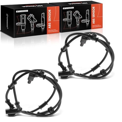 A-Premium ABS Wheel Speed Sensor Compatible with Dodge Models - Ram 2500/Ram 3500 2003 2004 2005, 4WD - Front Driver and Passenger, (2-PC Set)