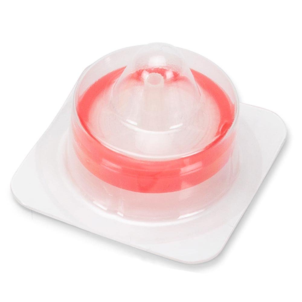 Globe Scientific SF-PTFE-2230-S Syringe Filter, PTFE Hydrophilic Membrane, 0.22µm Porosity, PP Housing, Sterile, Red, 30mm Diameter, Pack of 50