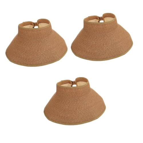 Chapeau de soleil pliable FRCOLOR fini l'encombrement avec ce lot de 3 capelines de plage UV