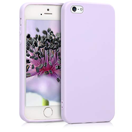 TPU Silicone Case for iPhone SE (1st Gen 2016) / iPhone 5S - Lavender by kwmobile - Used condition - US$5.61