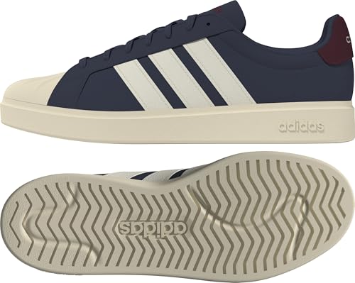 adidas Herren STREETTALK Shoes, Shadow Navy/Off White/Shadow red, 37 1/3 EU – Ansicht 3