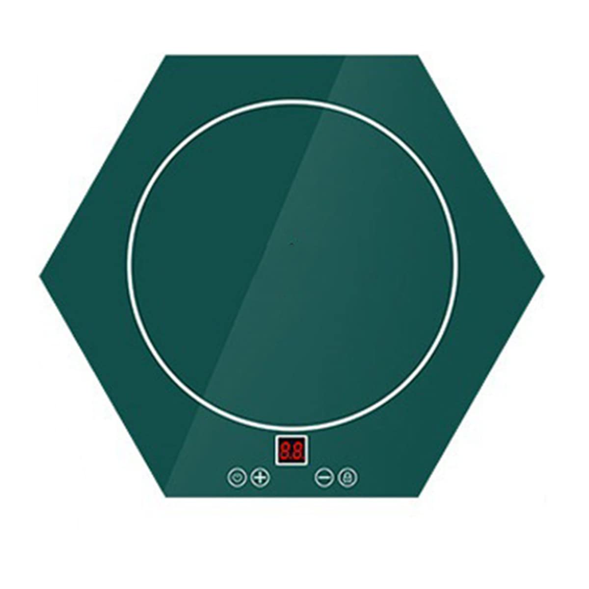 Bandeja calentadora Platos Bandeja calentadora eléctrica Placa calefactora eléctrica empalmable para Alimentos con Control Temperatura táctil Bandeja Vidrio Templado Calentador Alimentos Buffets