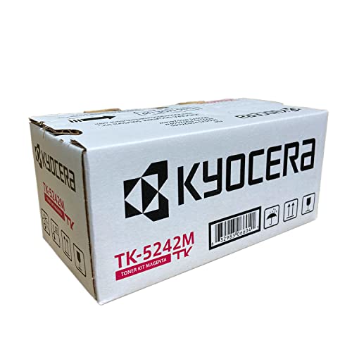 Image of KYOCERA TK-5242M Magenta Toner Cartridge for M5526cdw / P5026cdw Model Laser Printers (1T02R7BUSV)
