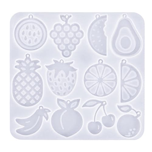 Fruit Oorbellen Siliconen Mallen Hars Sieraden Hanger Mallen Crafting Mallen Plantaardige Sieraden Maken Mallen Voor Ambachten, Epoxy Hars Mallen Klaring, Mallen voor Resina