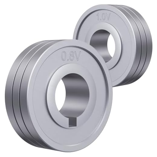 ARCCAPTAIN Wire Feed Rollers, 0.8/1.0 mm Wire Feed V-Rollers for SSJ29 Wire Feeders, MIG MAG Welder Machines, Machine Components