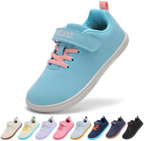SAGUARO Barfußschuhe Kinder Barfuß Sneaker Outdoor Breite Hallenschuhe Kinderschuhe Gr.25-36
