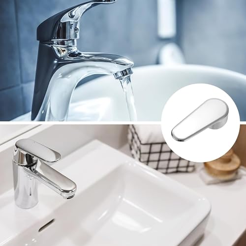 SULIUDAJI Universal Einhebelgriff Wasserhahn mit Schraube Heiß Kalt Wasserhahn Griffhebel für Küche Badezimmer Wasserhahn Ersatz Zubeh