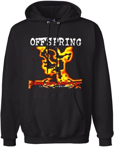 caipiao Men's The Offspring Come Out and Play Poster Workwear Jacket Hoody Size L