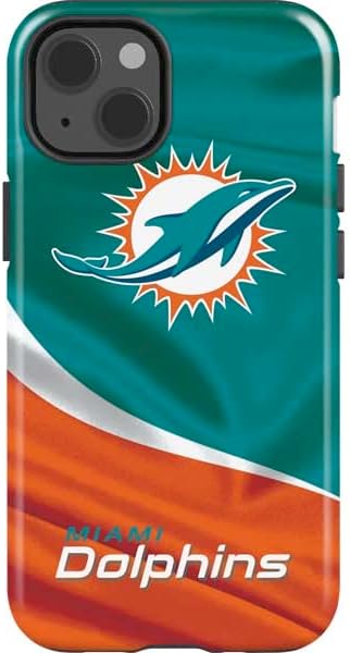Skinit Impact Phone Case Compatible with iPhone 14 - Officially Licensed NFL Miami Dolphins Large Logo Design