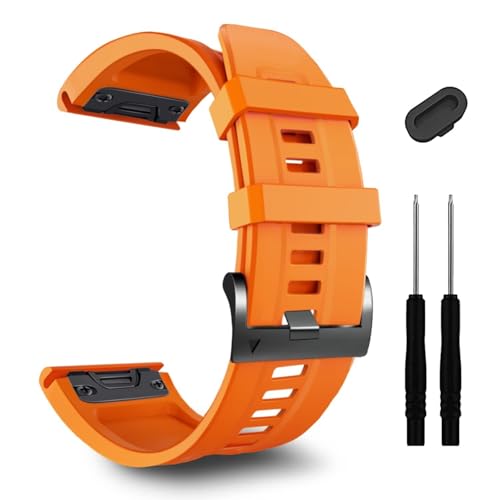 Bracelet Fenix 6X Pro 26mm silicone Garmin Descent Mk2i MK3i