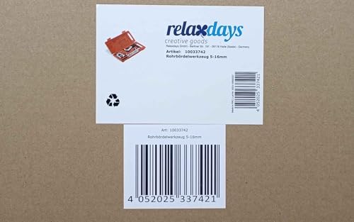 Relaxdays Flaring Tool, Set with Pipe Cutter, 5-16 mm, Brake Tube Kit, for Copper & Aluminium Pipes, Silver/Black/Red - Image 11