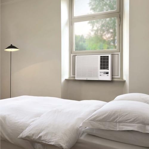 Image of LG 23,000 BTU 230V Window-Mounted Air Conditioner with 9,200 /11,200 BTU Supplemental Heat Function
