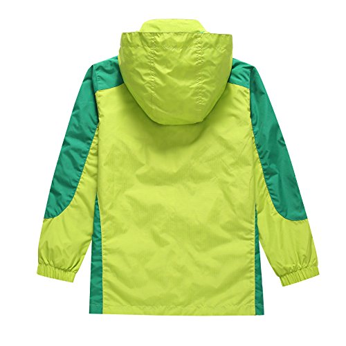 Boys Rain Jacket Waterproof Hooded Jacket Lightweight Rain Coats For Kids Outdoor Windbreakers Coat2