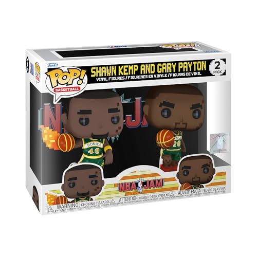 Funko Pop Collectible Toy Figure - Shawn Kemp - NBA - Collectable Vinyl Figure - Gift Idea - Official Merchandise - Toys for Kids & Adults - Sports Fans