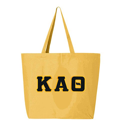 Greekgear Kappa Alpha Theta Jumbo Canvas Tote