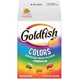 Goldfish Colors Cheddar Cheese Crackers, 27.3 Oz Carton