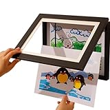 子供の絵 収納 フレーム A4 A3 額縁 大容量 50～150枚 マグネット式 開閉 壁掛け 横縦兼用 作品ディスプレイ 木製 アートフレーム 絵画 ポスター 幼稚園 保育園 思い出 入園 卒園 卒園式