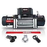 X-BULL12V Electric Winch Wireless Steel Cable 12000LBS for 4WD 4x4 Off Road Vehicle Truck...