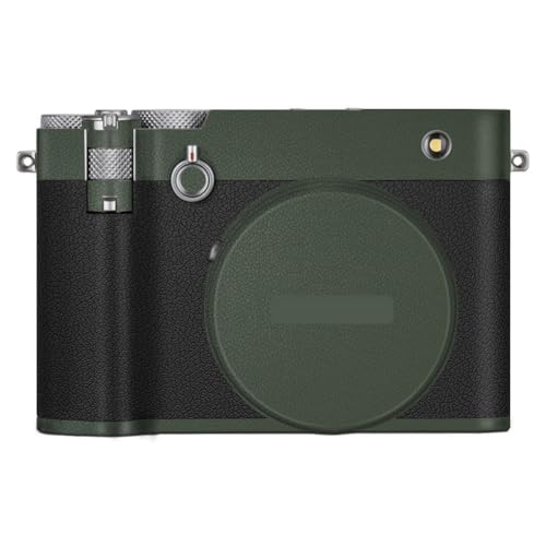 GFX100RF 傷防止カメラカバースキンステッカー FujiFilmに適合する GFX 100RFカメラプロテクターフィルムスキンデカール(レザーグリーン)