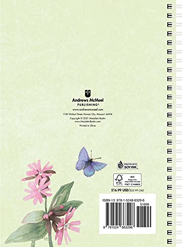 Marjolein Bastin Nature's Inspiration 2022 Monthly/Weekly Planner Calendar