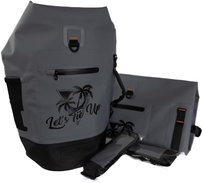Let's Tie Up Portable Boat Trash Can | Reusable Trash Bag | Boating Storage | Fishing, Sandbar, Fishing, RV, Camping