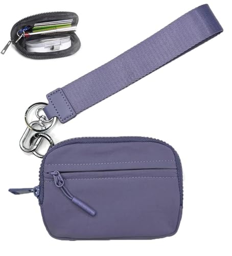 The Iris' Wallet, The Iris' Wallet 2nd Gen, The Iris Pouch Wristlet，Zippered Card Case Clutch...
